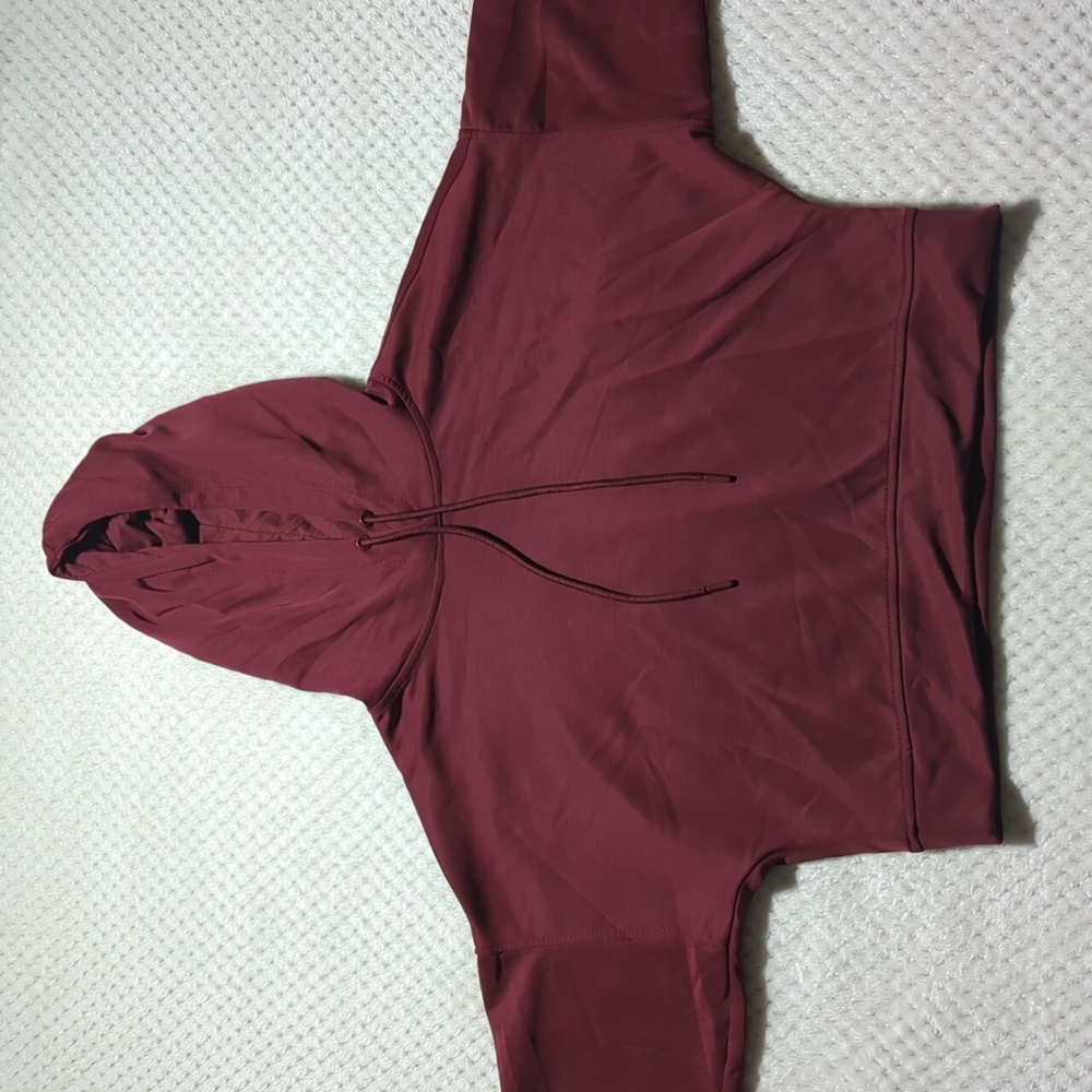 Happily Grey Modal Velour Cropped Hoodie And High Waisted Cargo Jogger Set - Picture 3 of 16